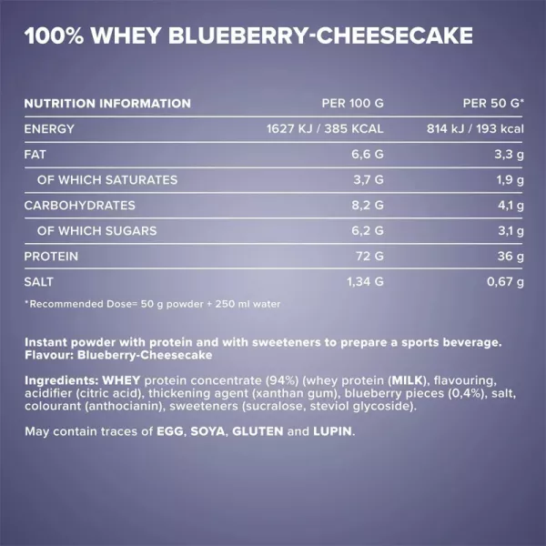 IronMaxx 100% Whey Protein Blueberry Cheesecake ������������ ������� 