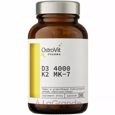 OstroVit Pharma D3 4000 K2 MK-7   
