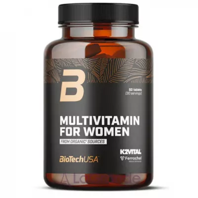 BioTech USA Multivitamin for Women from Organic Sources   