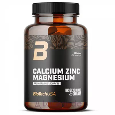 BioTech USA Calcium Zinc Magnesium from Organic Sources ̳   '   '
