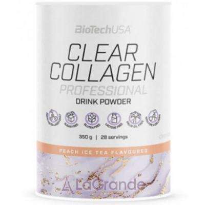 Biotech USA Clear Collagen Professional Drink Powder Peach Ice Tea      ' 