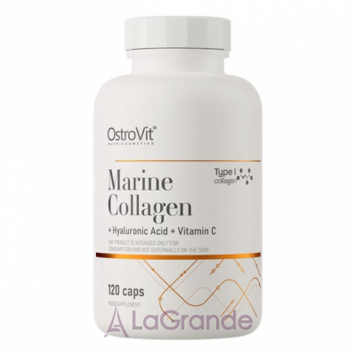 OstroVit Marine Collagen + Hyaluronic Acid + Vitamin C   