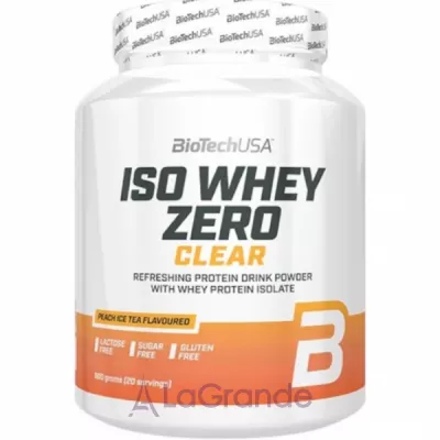 Biotech USA Iso Whey Zero Clear Peach Ice Tea  