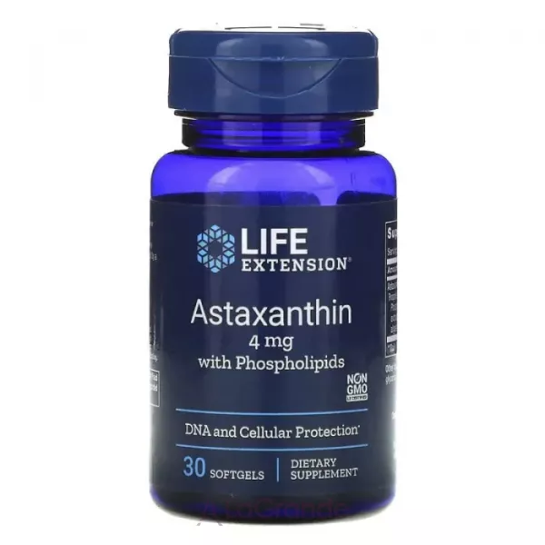Life Extension Astaxanthin With Phospholipids 4 mg ĳ������ ������� 
