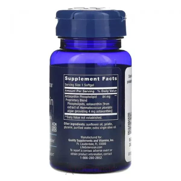 Life Extension Astaxanthin With Phospholipids 4 mg ĳ������ ������� 