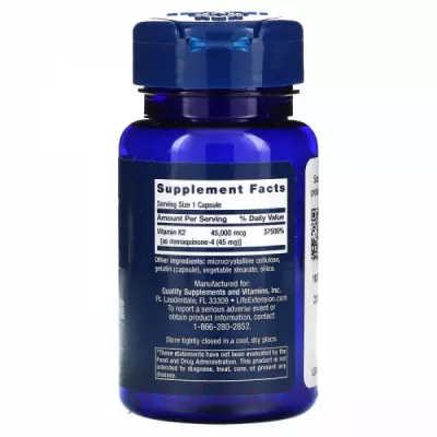 Life Extension Mega Vitamin K2 45000 mcg ĳ  