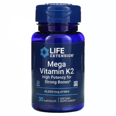 Life Extension Mega Vitamin K2 45000 mcg ĳ  