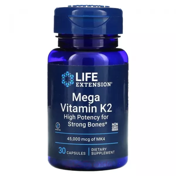Life Extension Mega Vitamin K2 45000 mcg ĳ������ ������� 