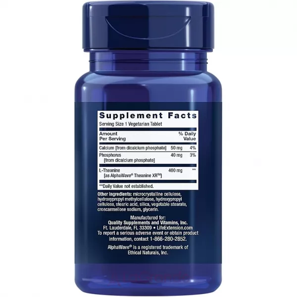 Life Extension Theanine XR Stress Relief ³����� �� ������