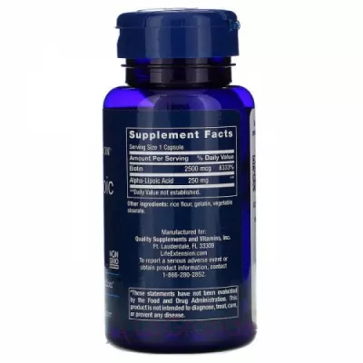 Life Extension Alpha-Lipoic Acid with Biotin ĳ  
