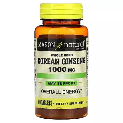 Mason Natural Korean Ginseng 1000 mg   