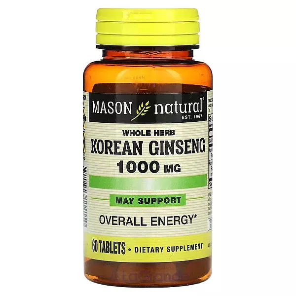 Mason Natural Korean Ginseng 1000 mg ����������� ������� 