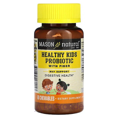 Mason Natural Healthy Kids Probiotic With Fiber ĳ    