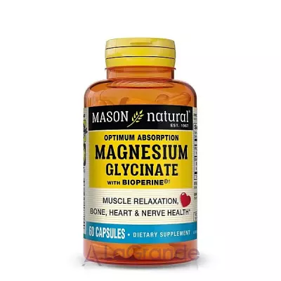 Mason Natural Magnesium Glycinate with Bioperine ĳ  