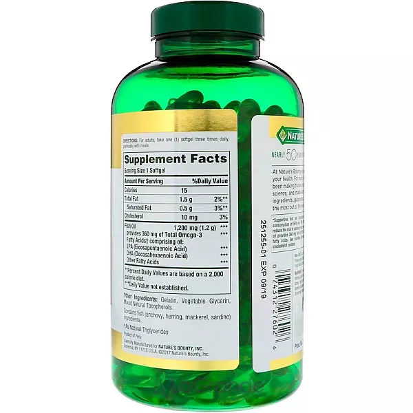 Nature's Bounty Fish Oil 1200 mg ����������� ������� 