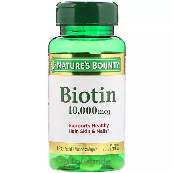 Nature's Bounty Biotin 10000 mcg ����������� ������� ��� �����, ���� � ������ 