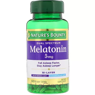 Nature's Bounty Melatonin Dual Spectrum 5 mg ĳ  