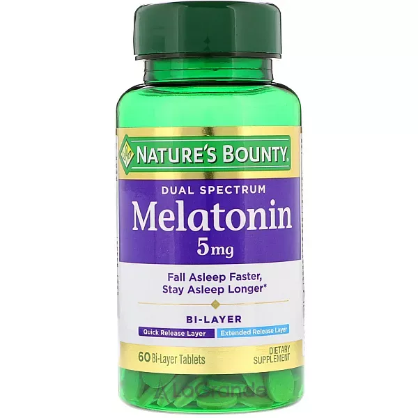 Nature's Bounty Melatonin Dual Spectrum 5 mg ����������� ������� 