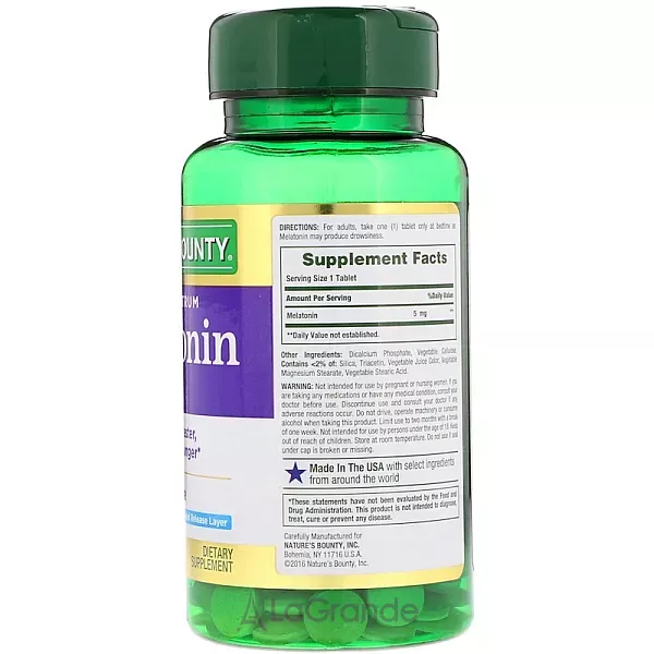 Nature's Bounty Melatonin Dual Spectrum 5 mg ����������� ������� 