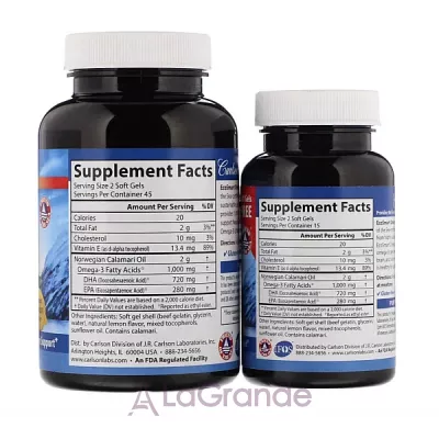 Carlson EcoSmart Omega-3 1000 mg   