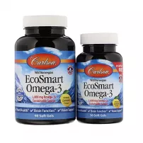 Carlson EcoSmart Omega-3 1000 mg ������� ������� "�����-3", 1000 ��, �� ������ ������