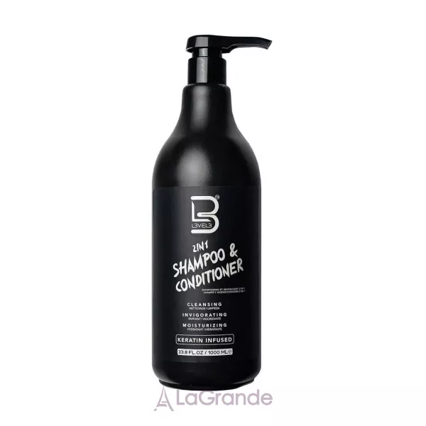 Level3 2in1 Shampoo & Conditioner Moisturizing �������������� �������-����������� ��� ������� 2-�-1 � ��������� �� ����������
