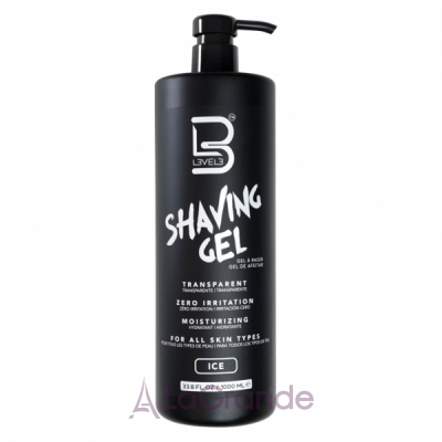 Level3 Transparent Shaving Gel Ice   