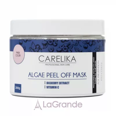 Carelika Algae Peel Off Mask Bilberry Extract ��������� ����� ��� ������� �� ����� ���������� � �������� �� ������� C