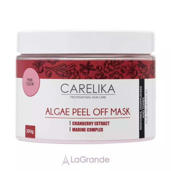 Carelika Algae Peel Off Mask Cranberry Extract ����������� ����� ��� ���� �� ������ ���������� � ���������� ������