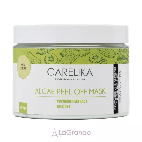Carelika Algae Peel Off Mask Cucumber Extract ����������� ����� ��� ���� �� ������ ���������� � ���������� ������