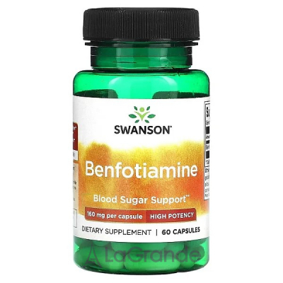 Swanson Benfotiamine 160 mg ĳ  