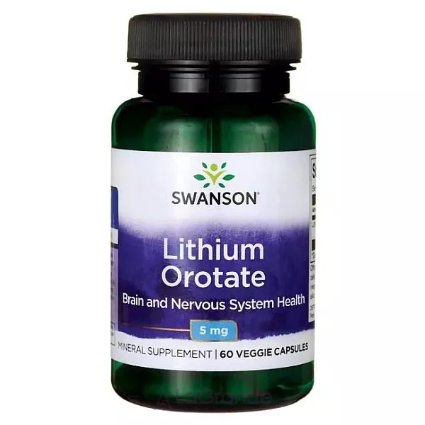 Swanson Lithium Orotate 5 mg ĳ������ ������� 