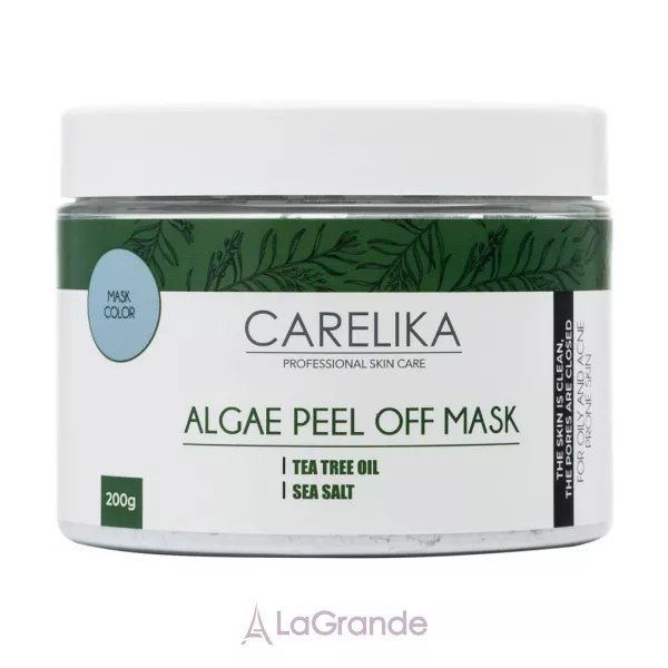 Carelika Algae Peel Off Mask Tea Tree Oil ����������� ����� ��� ���� �� ������ ���������� � ������ ������� ������