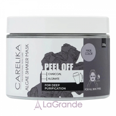Carelika Peel Off Algae Shaker Mask Charcoal ����������� �����-������ ��� ���� � �����
