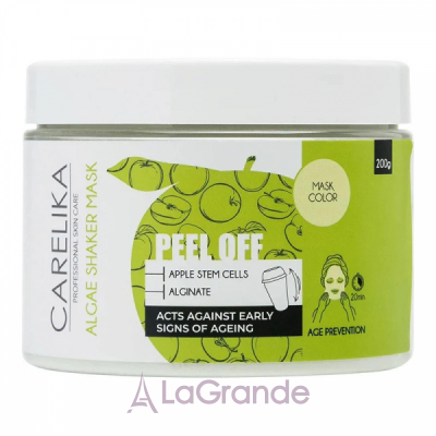 Carelika Peel Off Algae Shaker Mask Apple Stem Cells ����������� �����-������ ��� ���� �� ���������� �������� ������