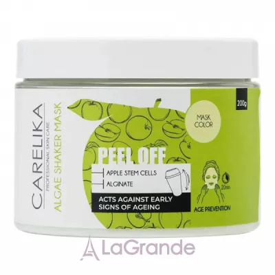 Carelika Peel Off Algae Shaker Mask Apple Stem Cells ����������� �����-������ ��� ���� �� ���������� �������� ������