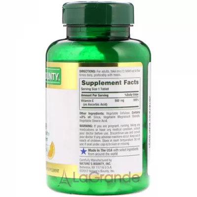 Nature's Bounty Vitamin C 500 mg ĳ  