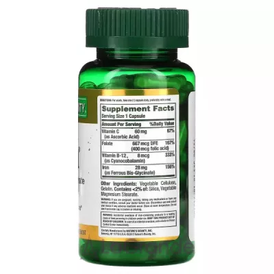 Nature's Bounty Gentle Iron 28 mg ĳ  