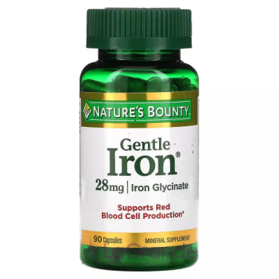 Nature's Bounty Gentle Iron 28 mg ĳ  