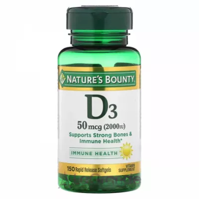 Nature's Bounty Vitamin D 50 mcg (2000 IU)   