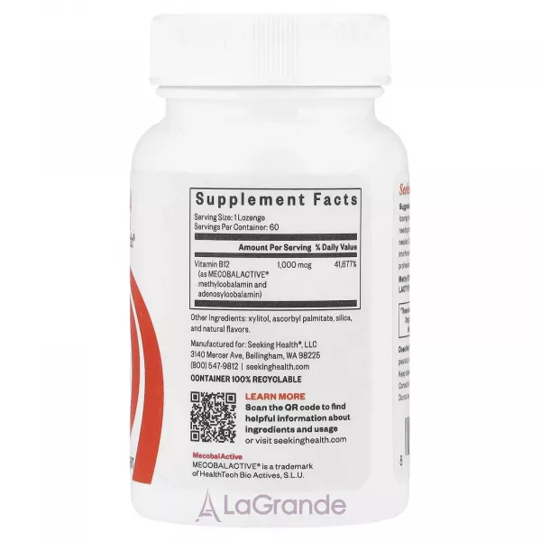 Seeking Health Methyl B12 1000 ĳ������ ������� 