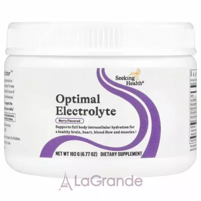 Seeking Health Optimal Electrolyte   