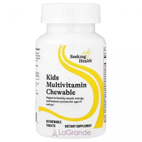 Seeking Health Kids Multivitamin Chewable �������������� ��� ����� �� 4 ���