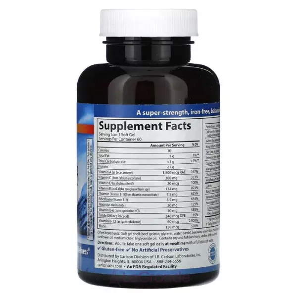 Carlson Multi + Omega-3 ����������� ������� 