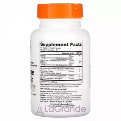 Doctor's Best Glucosamine Chondroitin MSM + UCII ĳ  
