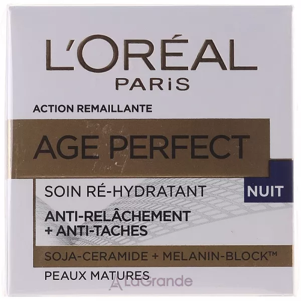 L'Oreal Paris Age Perfect Anti-Sagging + Anti-Age Spots Re-Hydration Night Cream ����������������� ������ ���� ������ ������� ���� � ���������� �����