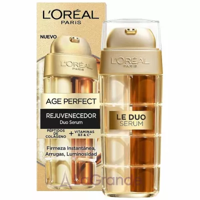 L'Oreal Paris Age Perfect Rejuvenating Serum Le Duo     