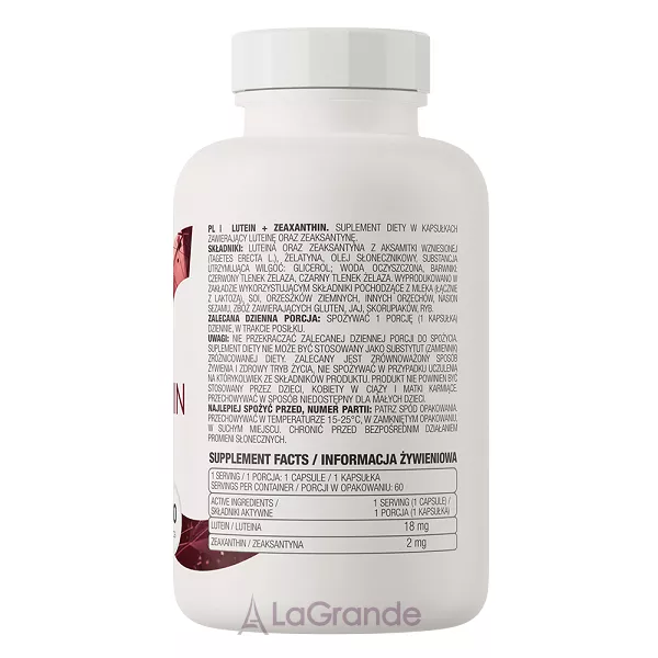 OstroVit Lutein + Zeaxanthin ����������� ������� ��� ��������� �������� ���� 