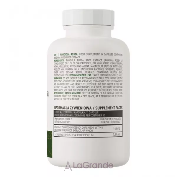 OstroVit Rhodiola Rosea 144 mg ����������� ������� ��� ����������� ��������� �� ����� ������� 