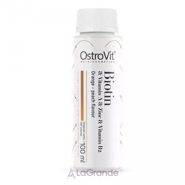 OstroVit Biotin & Vitamin A & Zinc & Vitamin B2 Shot Orange-Peach ³������� ��� � ������ 